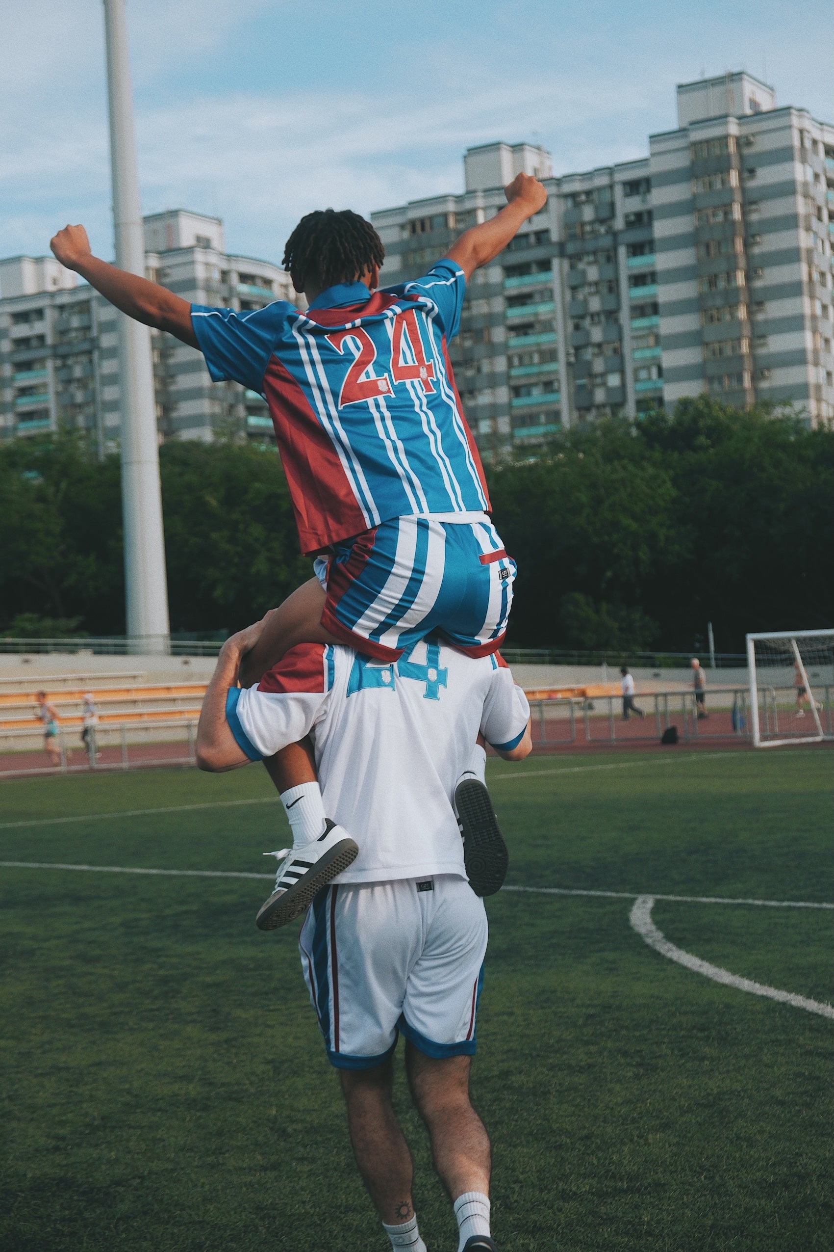 Taiwan France Club 男版條紋短褲