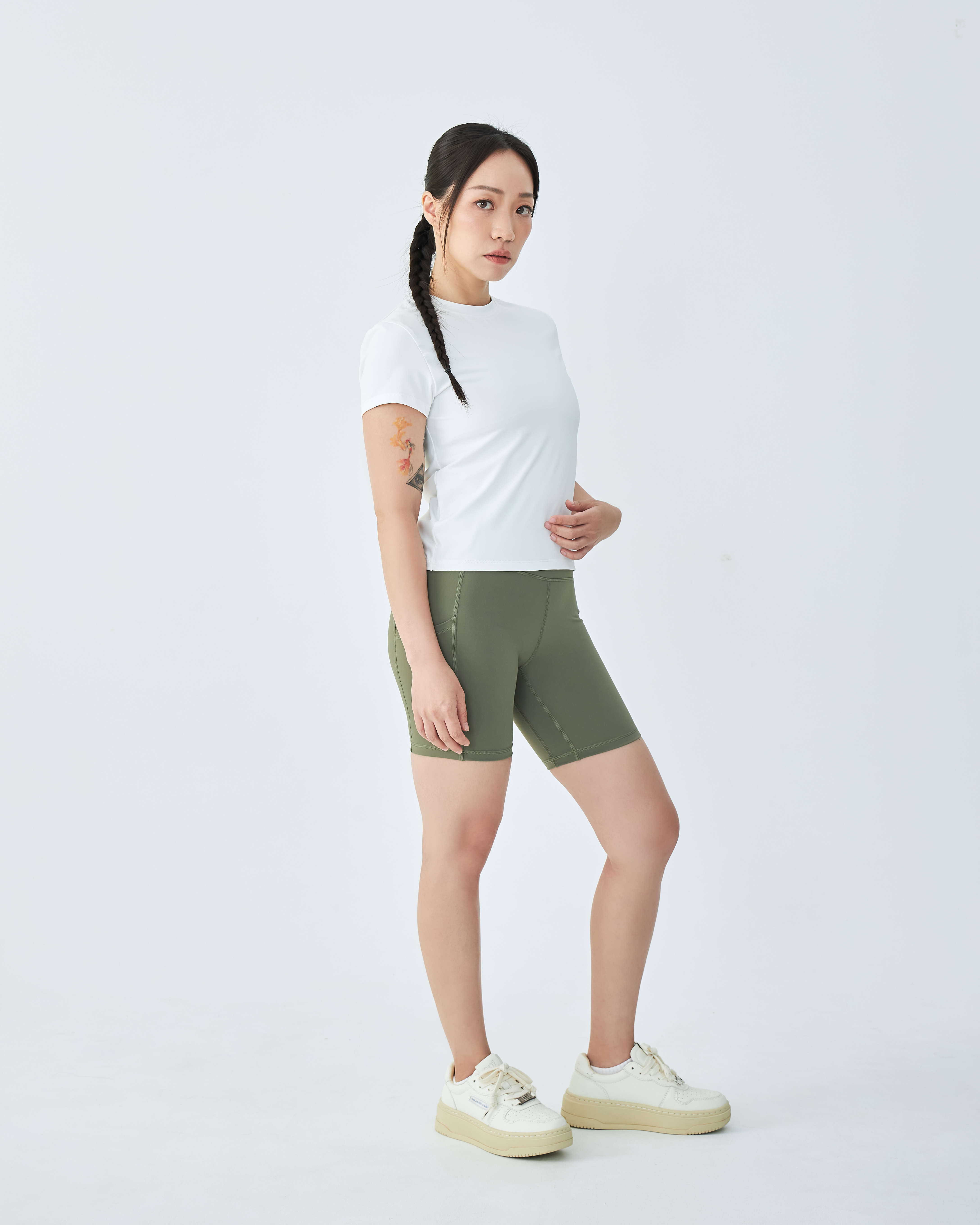 Flex+™ 女版合身長版短袖