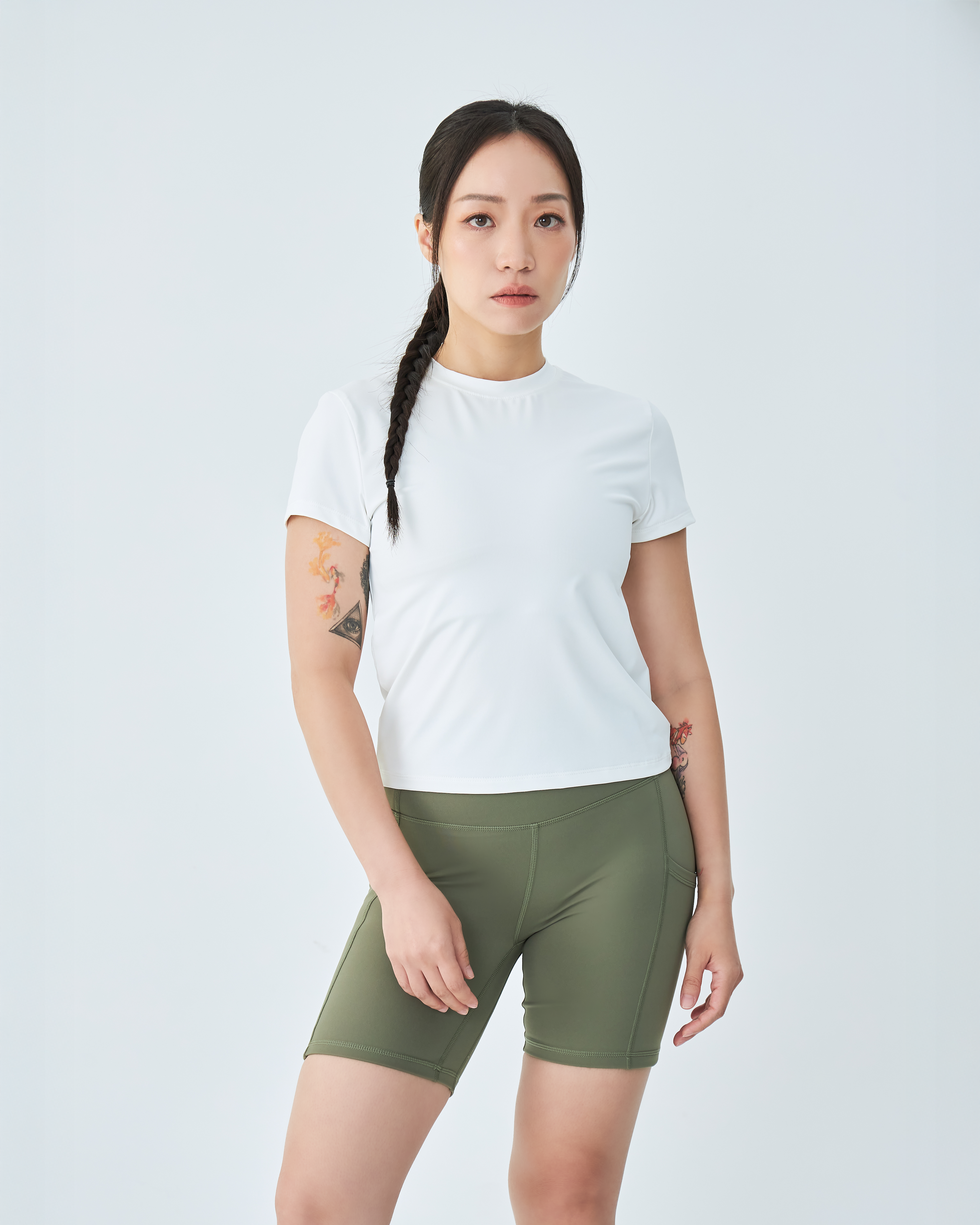 Flex+™ 女版合身長版短袖
