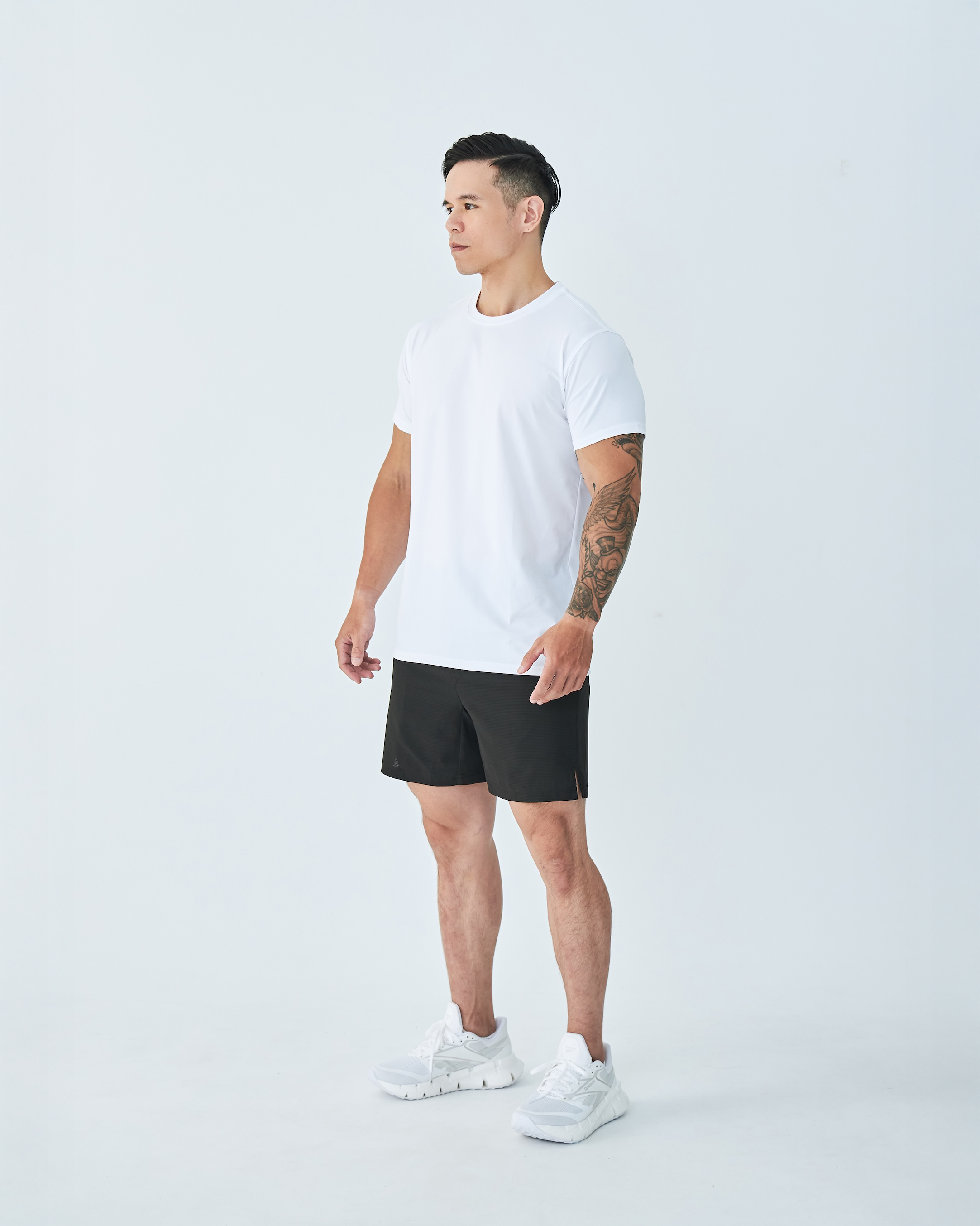Flex™ 仿棉素色短袖