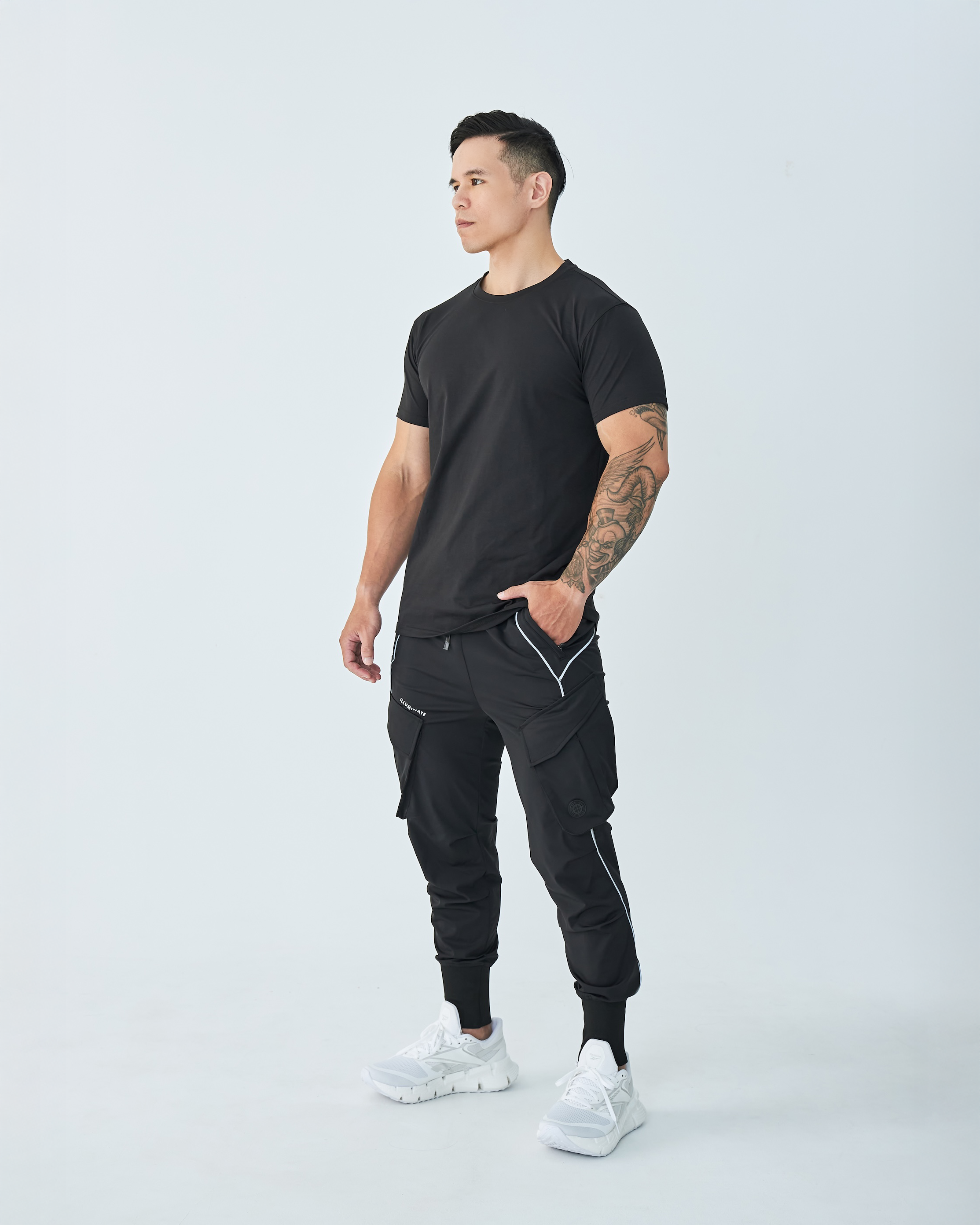 Flex™ 仿棉素色短袖