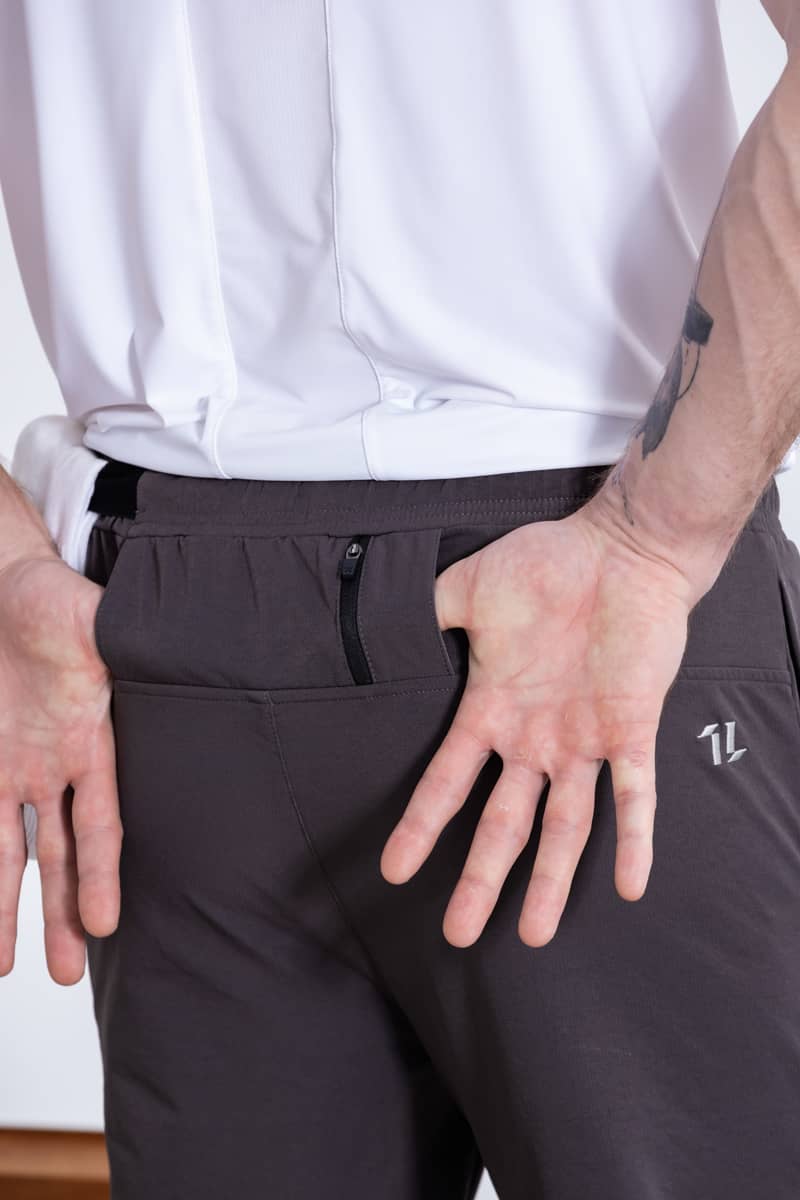 4D-STRETCH™ 抗皺立體口袋長褲 - 木質灰