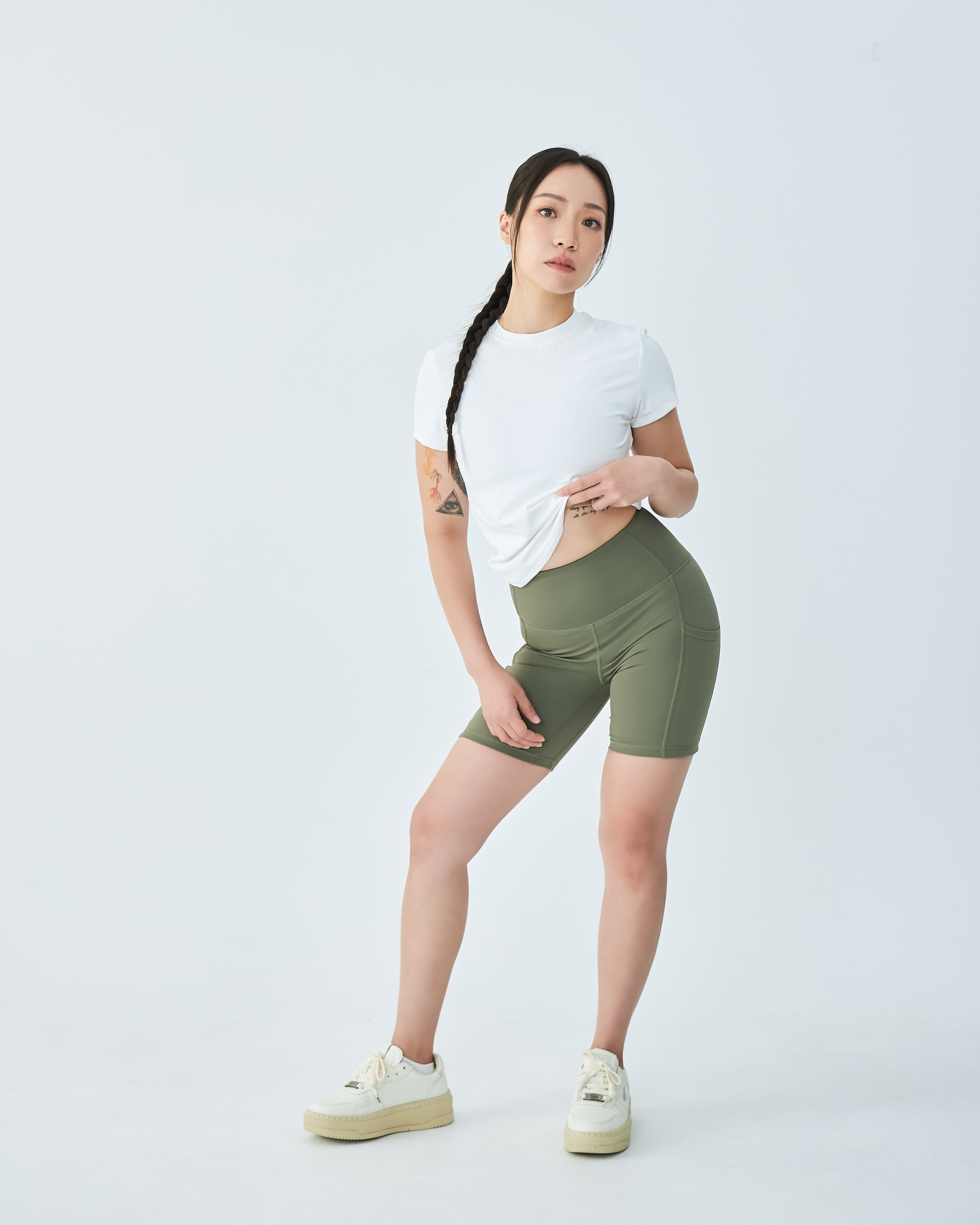 Flex+™ 女版合身長版短袖
