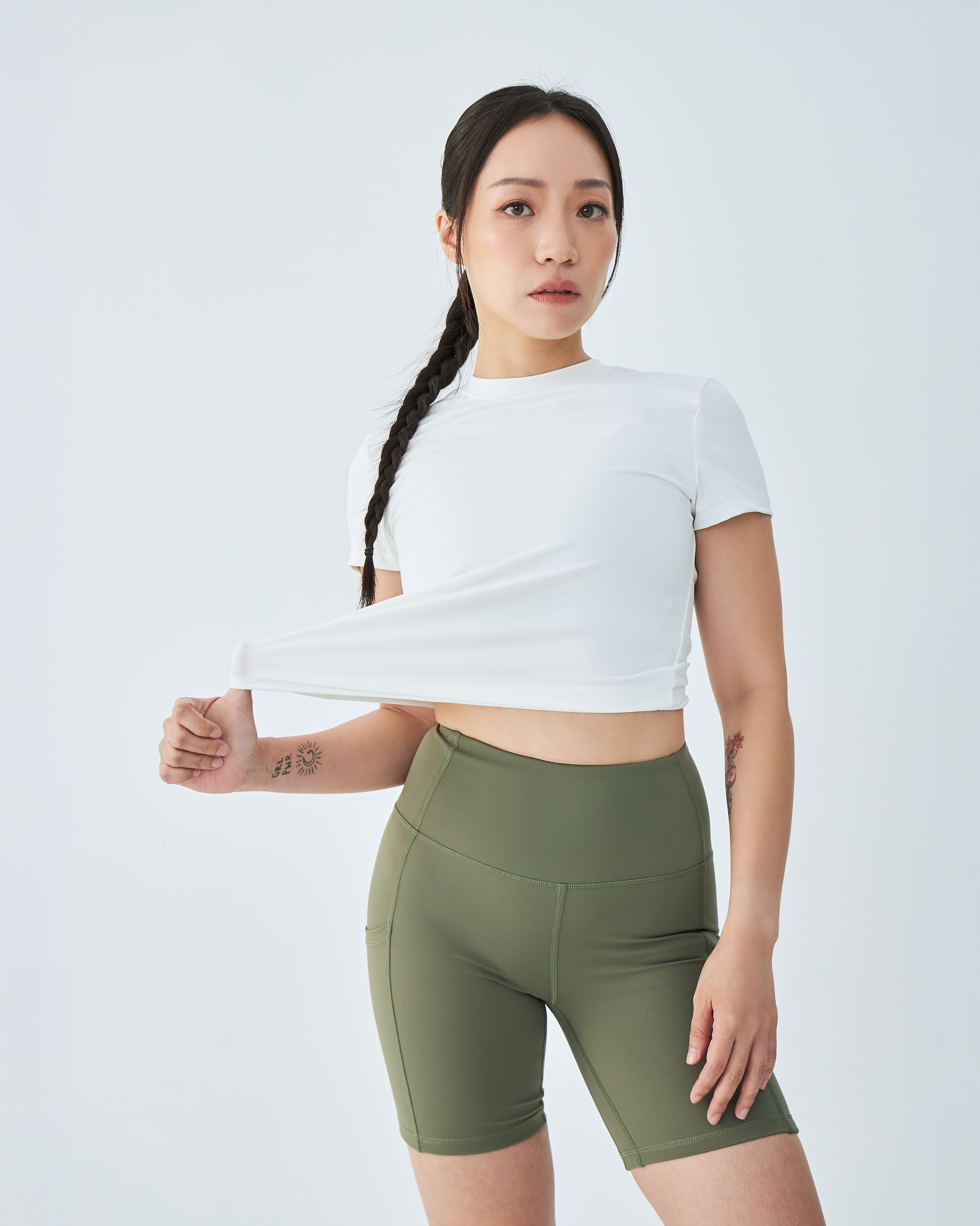 Flex+™ 女版合身長版短袖