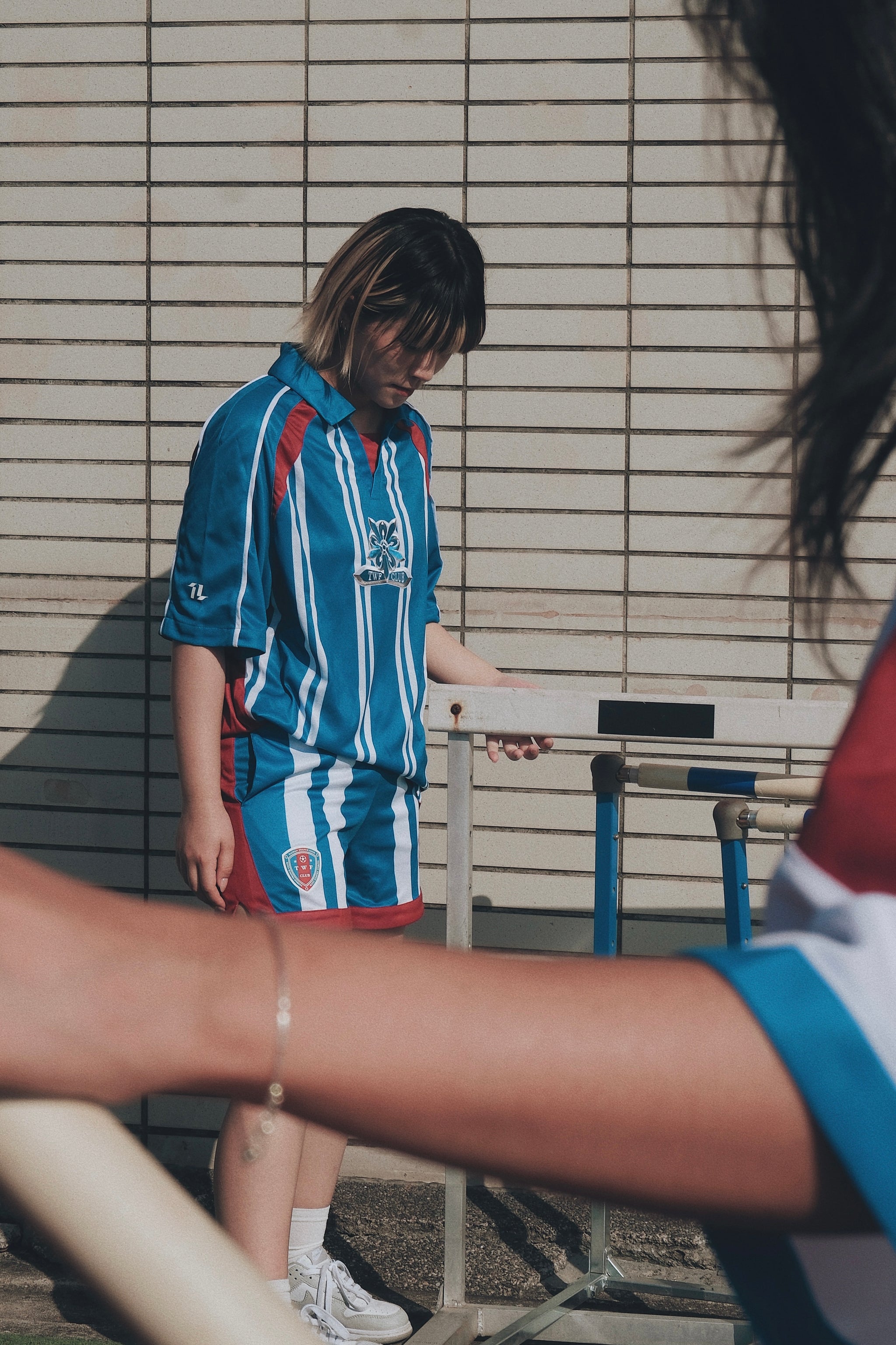 Taiwan France Club 翻領條紋隊服