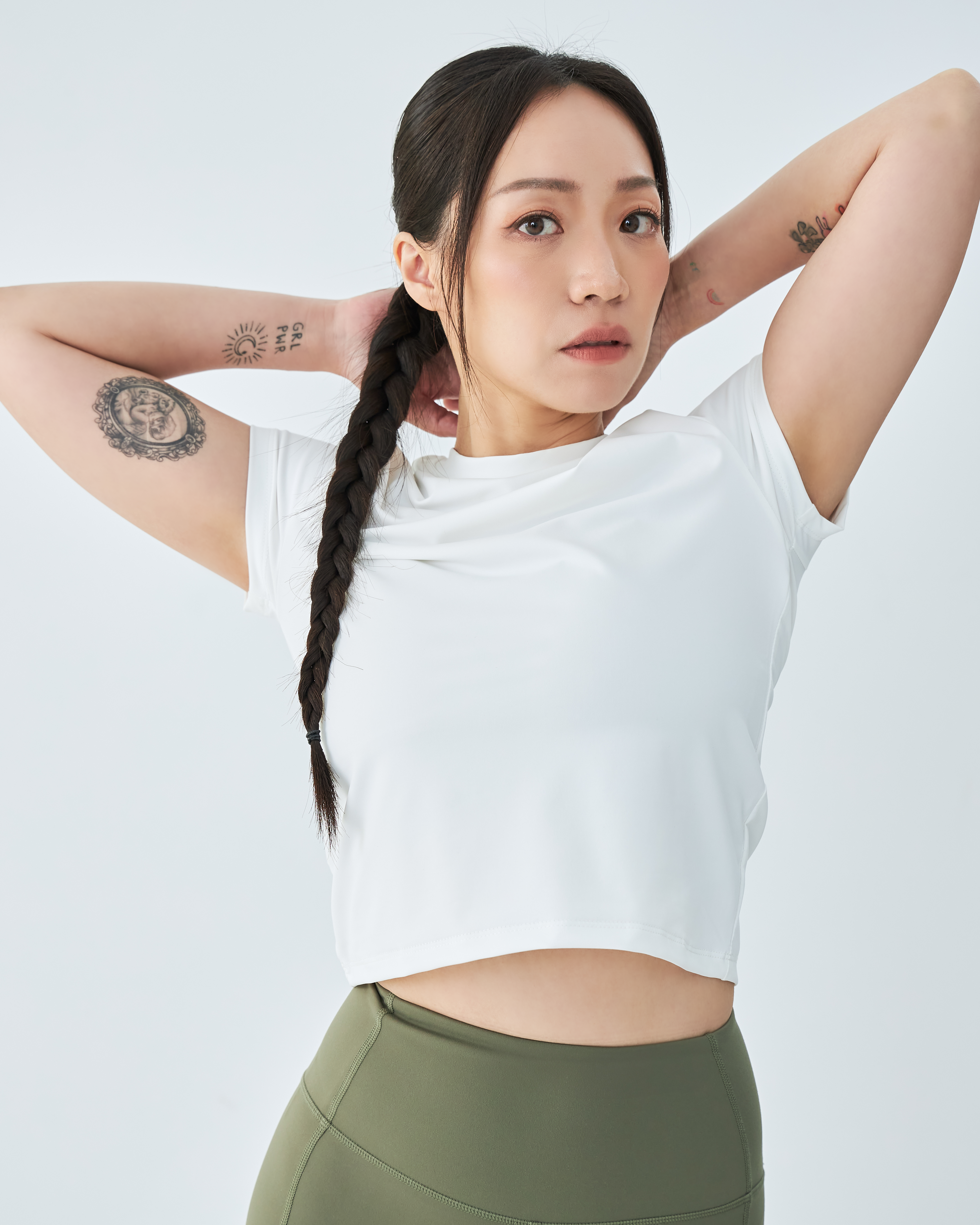 Flex+™ 女版合身長版短袖