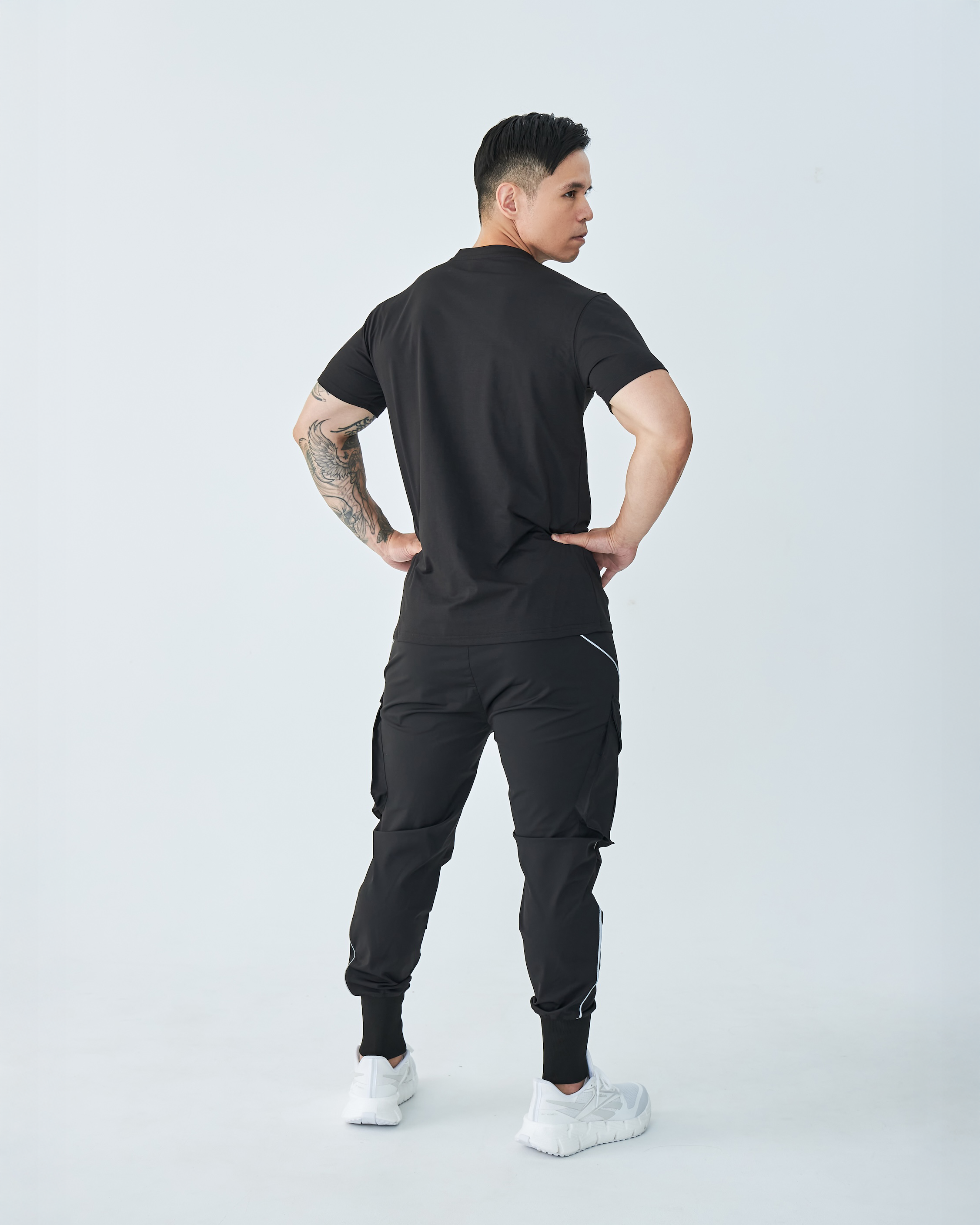 Flex™ 仿棉素色短袖