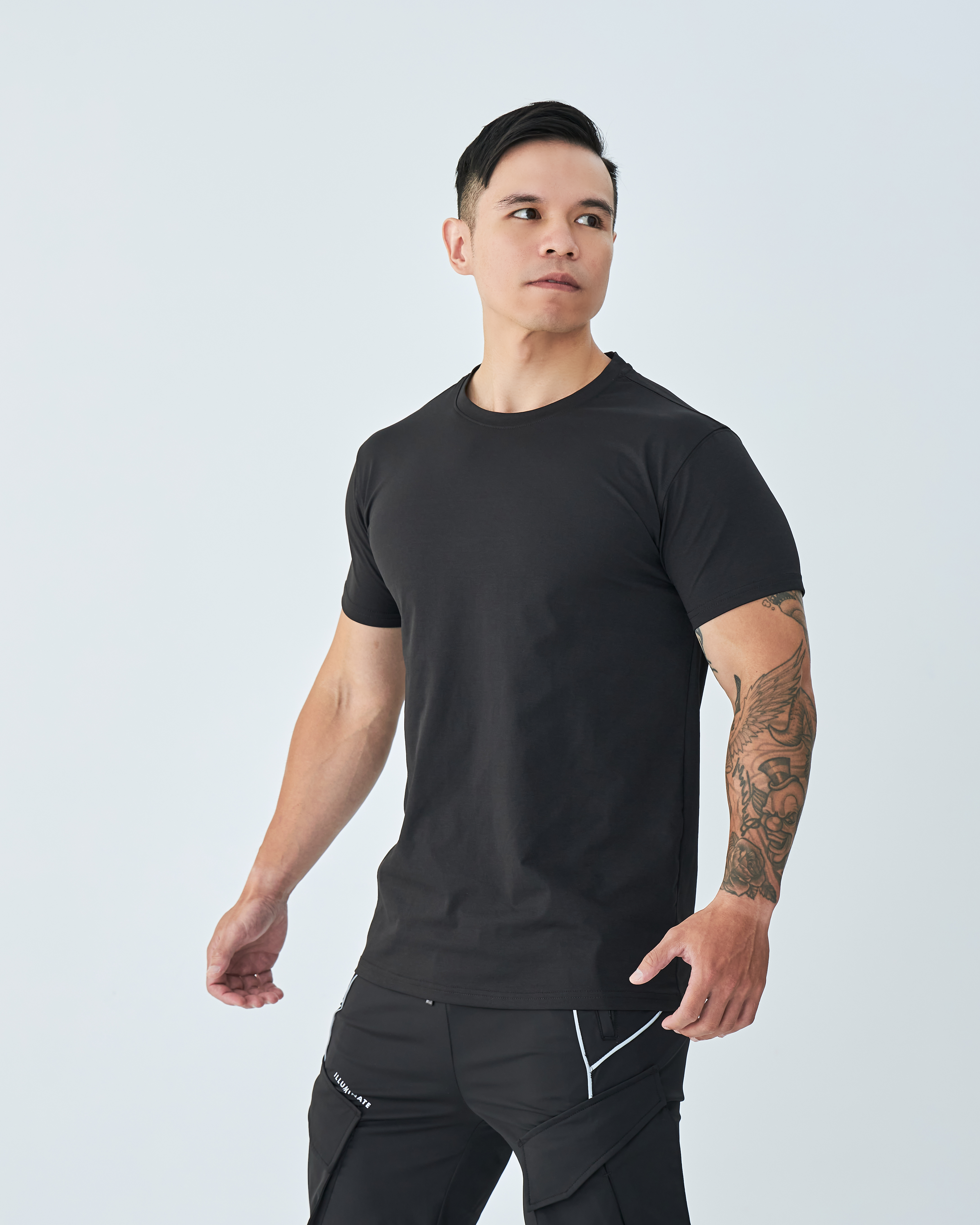 Flex™ 仿棉素色短袖