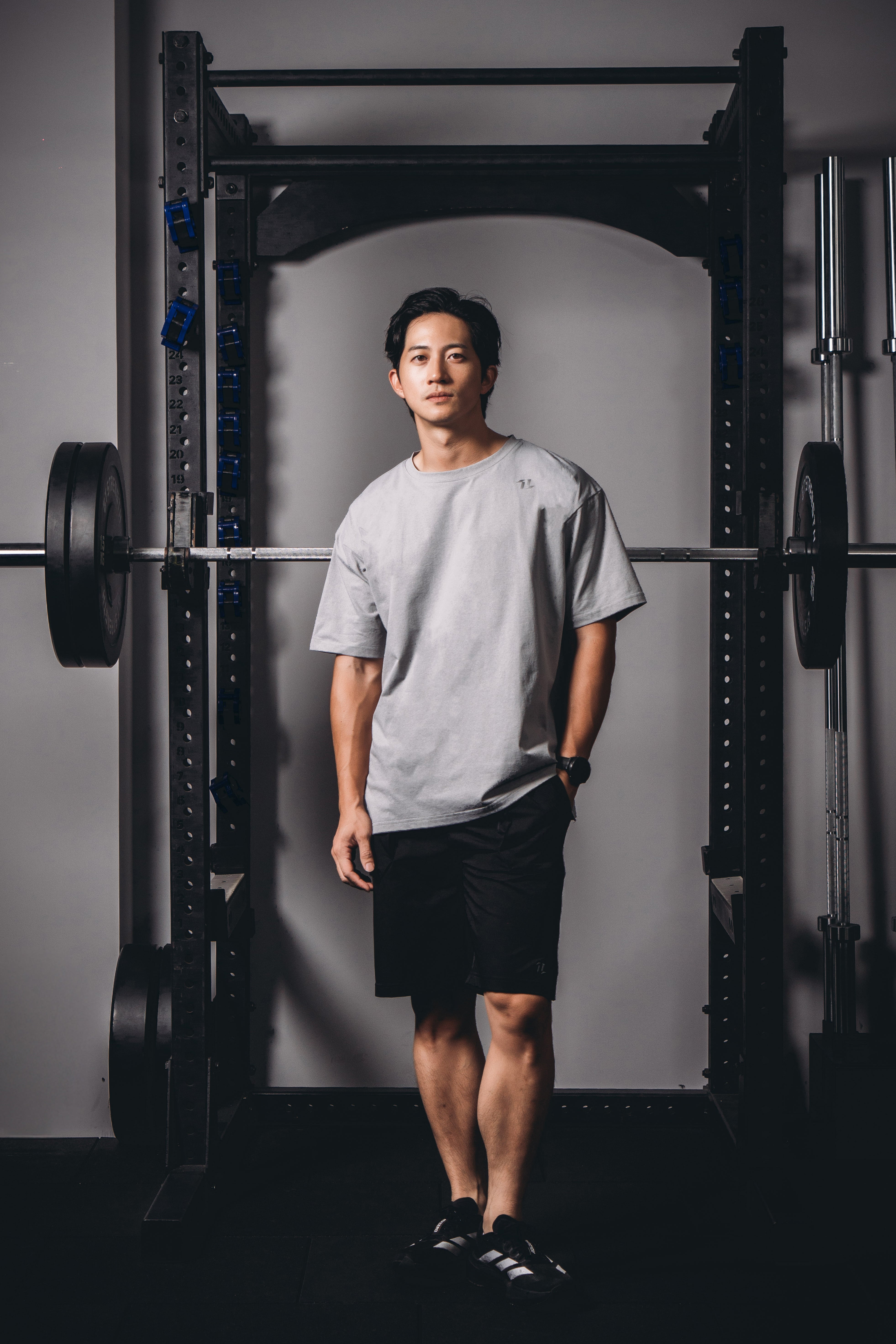 Flex™ OVERSIZED仿棉落肩短袖