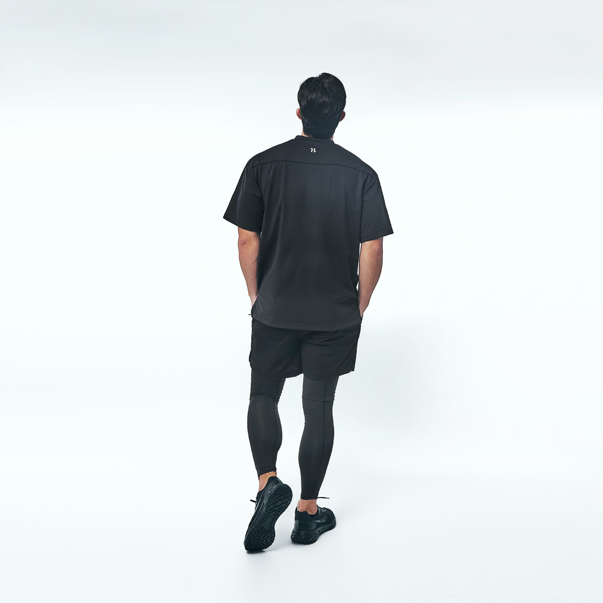 DRAIN-OUT™ Oversize 短tee - 煙燻黑