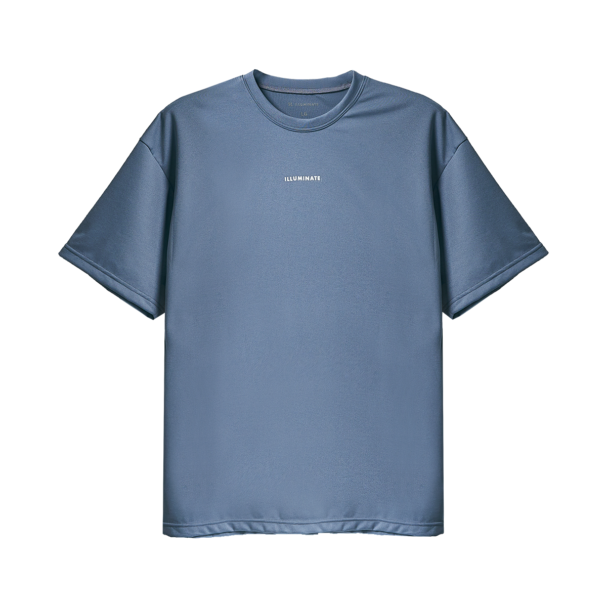QUANTUM™ Oversize 短袖上衣 - 霧霾藍