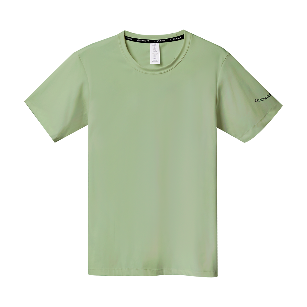 SPANDEX+™ 合身短袖上衣 - 酪梨綠