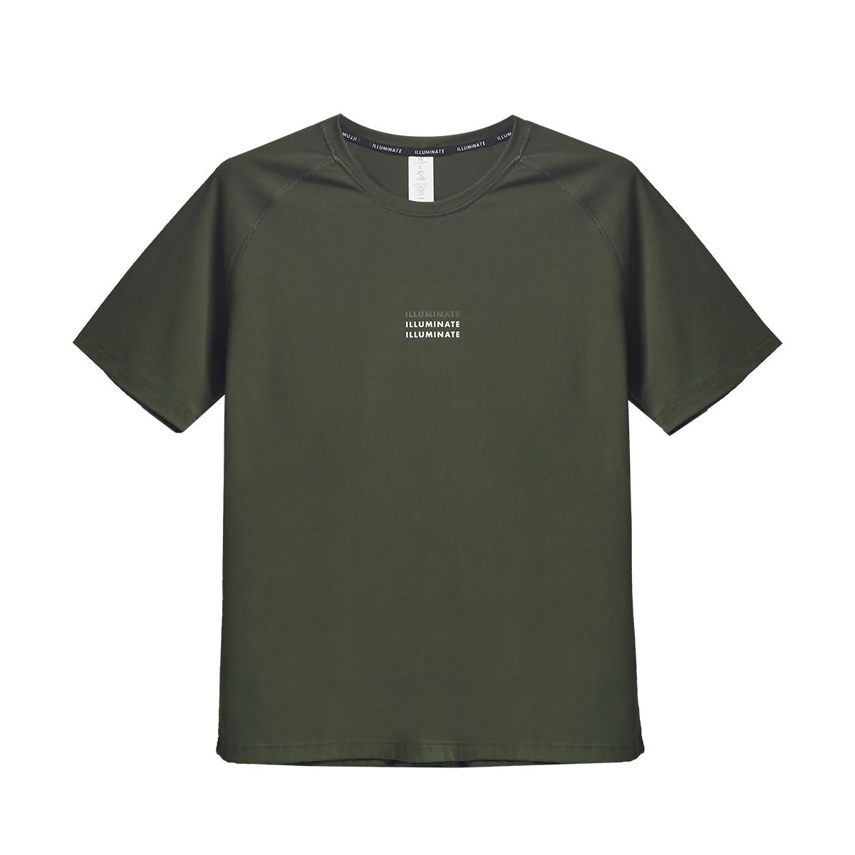 SPANDEX+™ 格蘭短袖上衣 - 橄欖灰綠